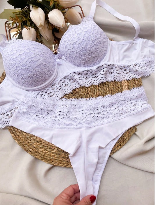 💎 Conjunto Márcia – Elegância, Renda & Sensualidade Premium