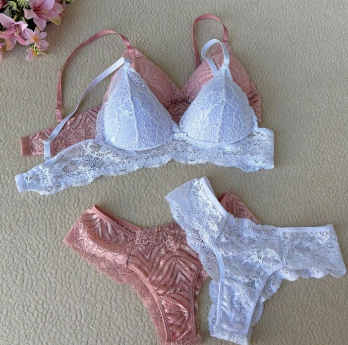 Kit 2 Conjuntos Lingerie Confort Premium Amore (Leve Dois Completo)