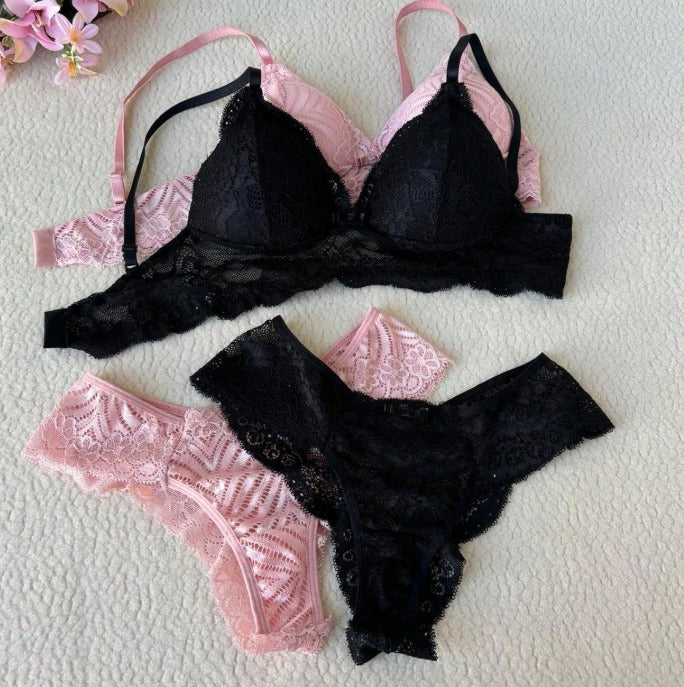 Kit 2 Conjuntos Lingerie Confort Premium Amore (Leve Dois Completo)