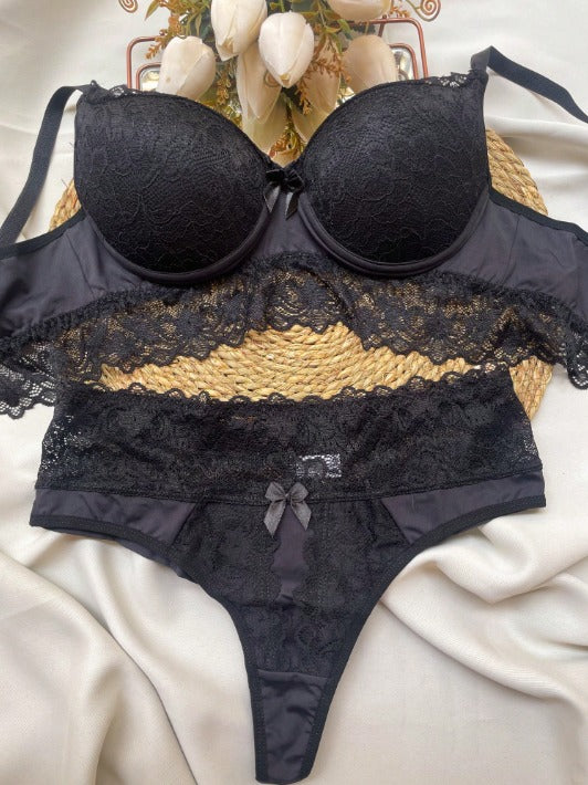 💎 Conjunto Márcia – Elegância, Renda & Sensualidade Premium