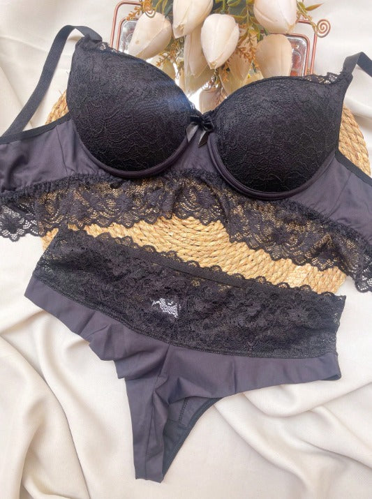 💎 Conjunto Márcia – Elegância, Renda & Sensualidade Premium
