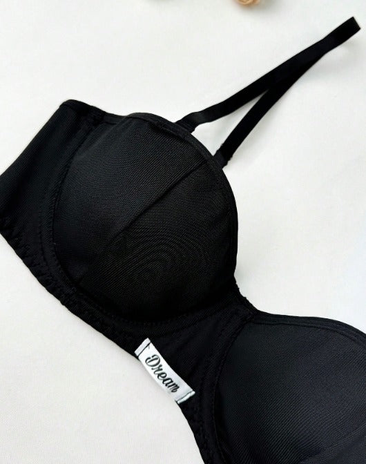 Conjunto Comfort Dream Balconet – Algodão Canelado Sem Bojo com Suporte Alto
