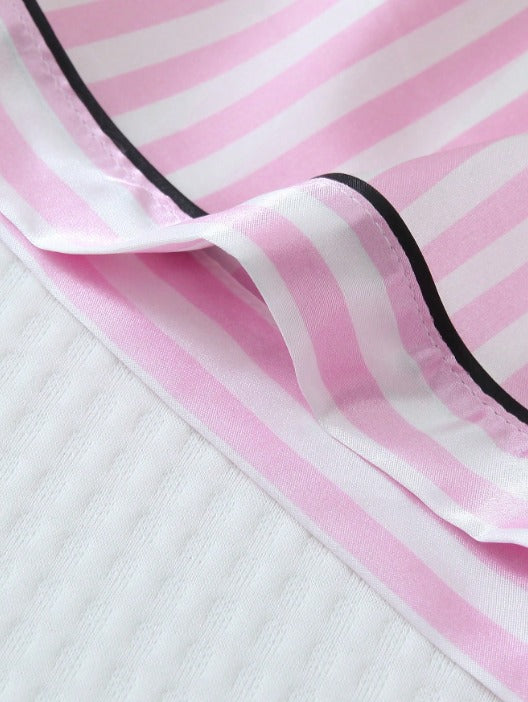 Pijama Americano Premium Satin Listras – Conforto de Luxo